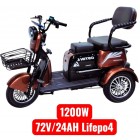 Електричний трицикл Corso OSTIN L NL-934068 (1200W, 72V/24Ah Lifepo4)